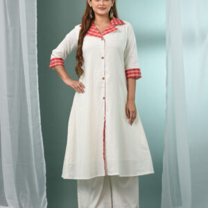 Women Regular Pure Cotton Kurta with Palazzos