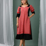 Women Regular Pure Cotton Checked Kurta with Palazzos
