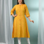 Women Yellow Kurta