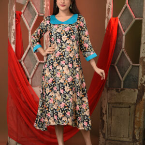 Women Floral Printed A-line Kurta