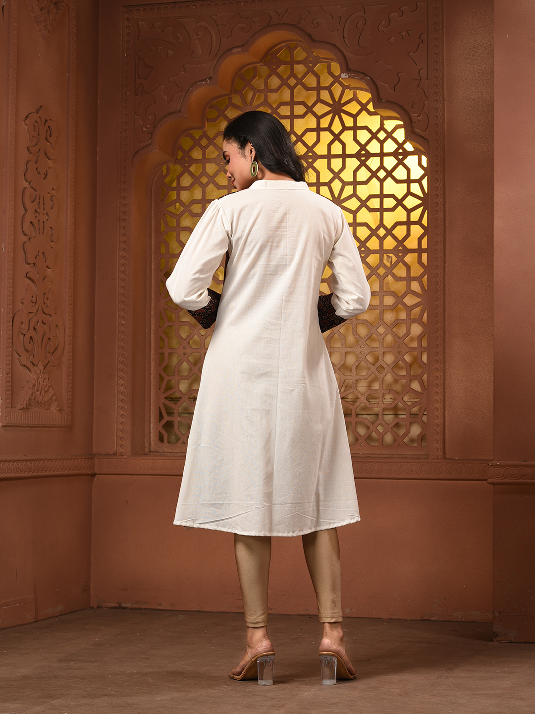 Women Ethnic Motifs Printed Indie Prints Kurta - Image 6