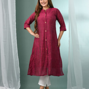 Women Regular Pure Cotton Kurta with Trousers