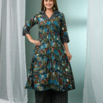Women Printed Regular Kurta with Palazzos