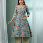 Women Ethnic Motifs Printed Regular Kurta with Palazzos