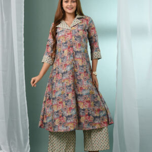 Women Ethnic Motifs Printed Regular Kurta with Palazzos