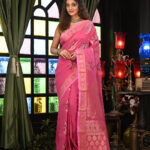 Woven Design Zari Pure Linen Saree