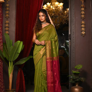 Woven Design Zari Silk Cotton Saree