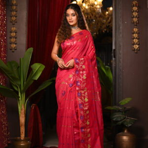 Woven Design Zari Silk Cotton Saree