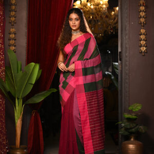 Woven Design Pure Cotton Saree
