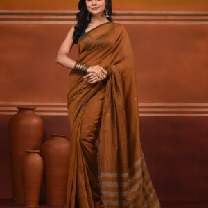 Woven Design Pure Cotton Handloom Saree