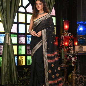 Woven Design Pure Cotton Saree