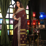 Woven Design Zari Pure Cotton Saree