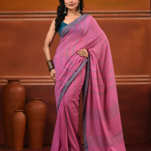 Striped Pure Cotton Handloom Saree